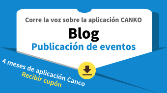 Evento de descuento en publicaciones de blog