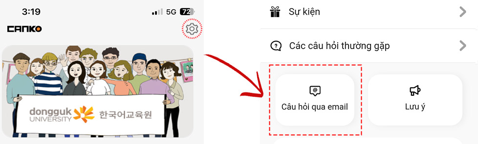 Sự kiện đăng blog