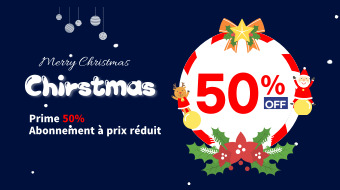 Événement de réduction de Noël